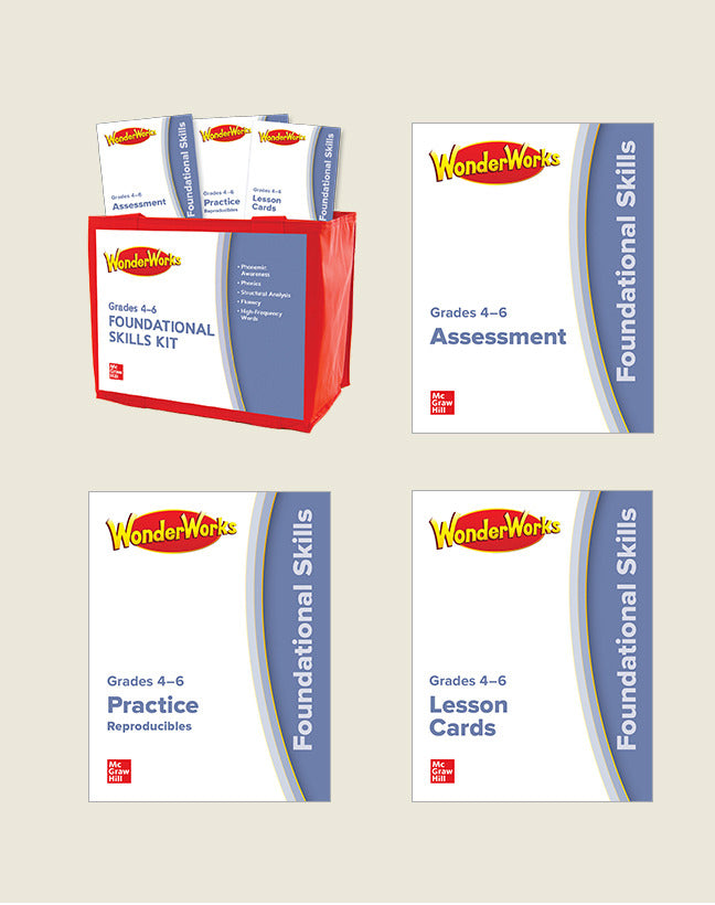 Wonders Works Grades 4 6 Foundational Skills Kit Package