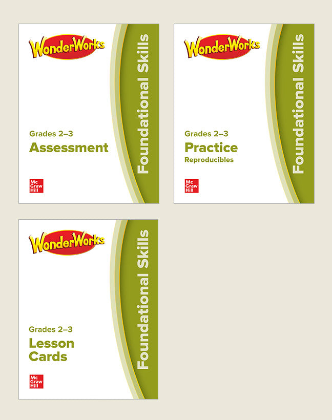 Wonderworks Grades 2 3 Foundational Skills Booster Kit