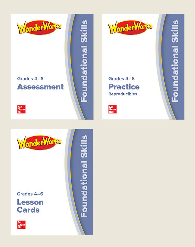 Wonderworks Grades 4 6 Foundational Skills Booster Kit