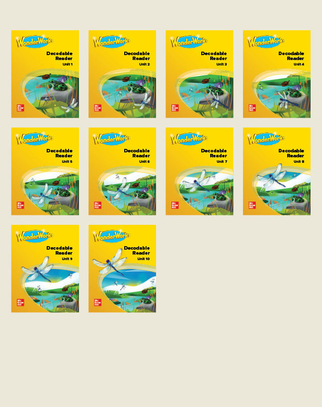 Wonderworks Grade K Decodable Reader Package 1 Of 10 Titles