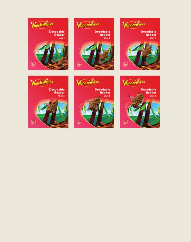 Wonderworks Grade 1 Decodable Reader Package 1 Of 6 Titles