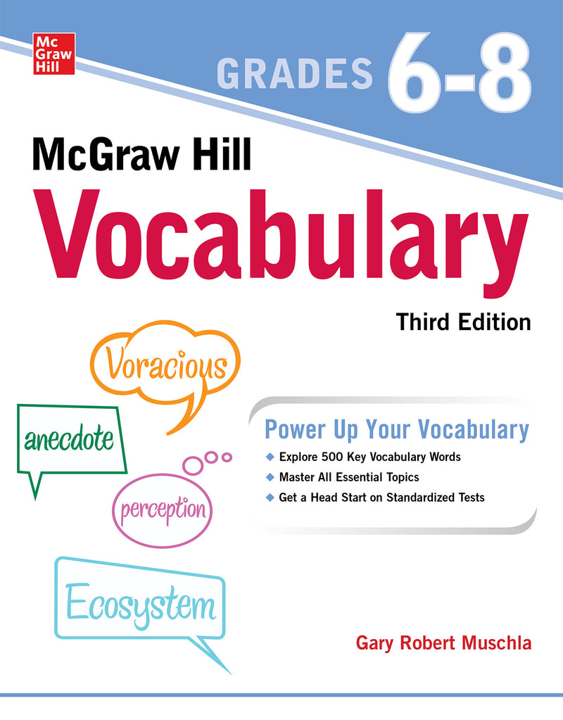 Mcgraw Hill Vocabulary Grades 6 8 Third Edition 3e