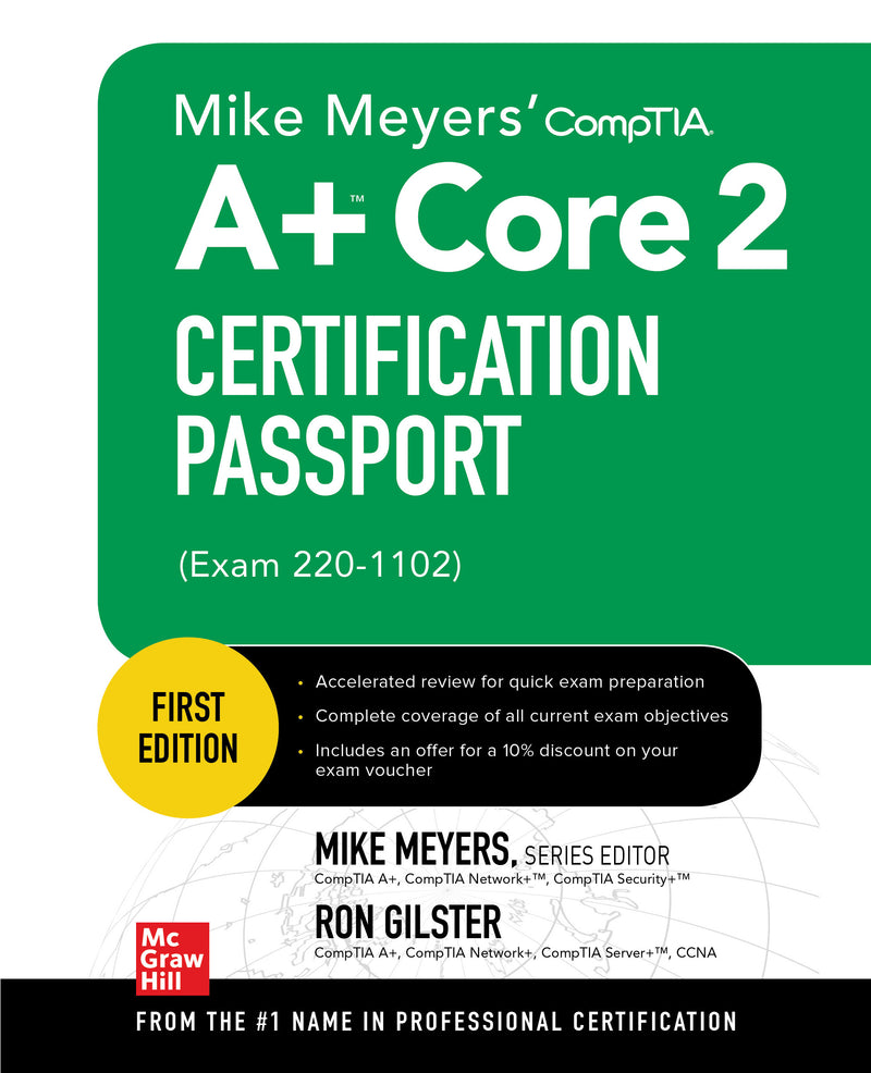 Mike Meyers Comptia A+ Core 2 Certification Passport Exam 220 1102