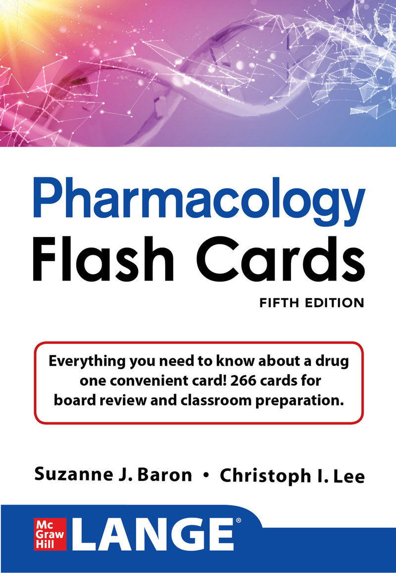 Lange Pharmacology Flash Cards Fifth Edition 5e