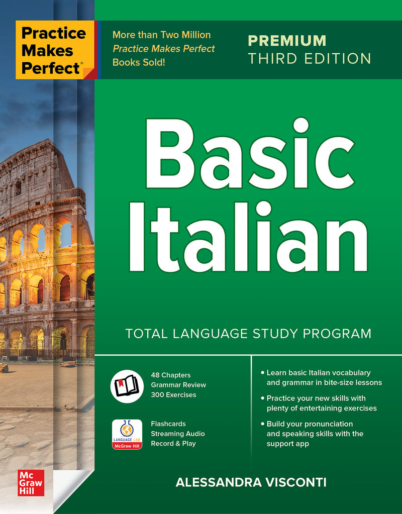 Practice Makes Perfect Basic Italian Premium Third Edition 3e