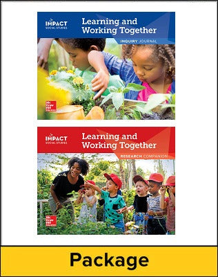 Impact Social Studies Learning & Working Together Grade K Inquiry Journal & Research Companion