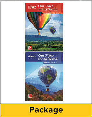Impact Social Studies Our Place In The World Grade 1 Inquiry Journal & Research Companion