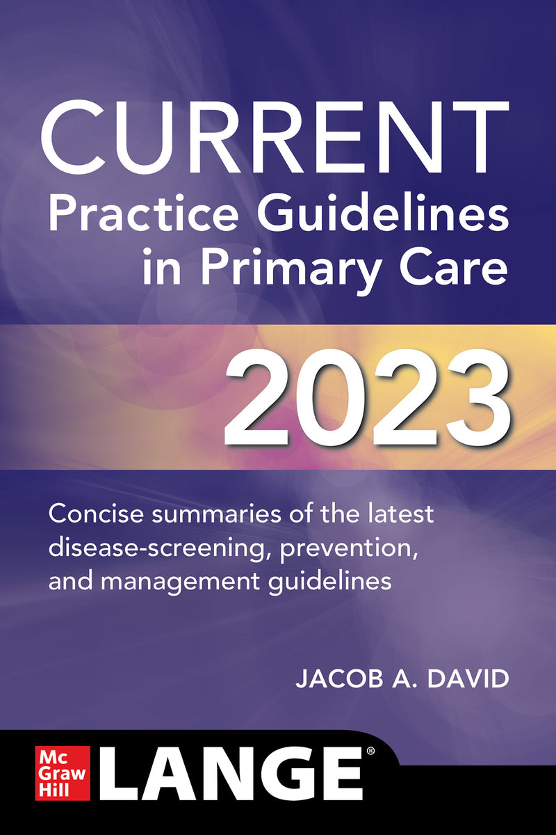 Current Practice Guidelines In Primary Care 2023 20e