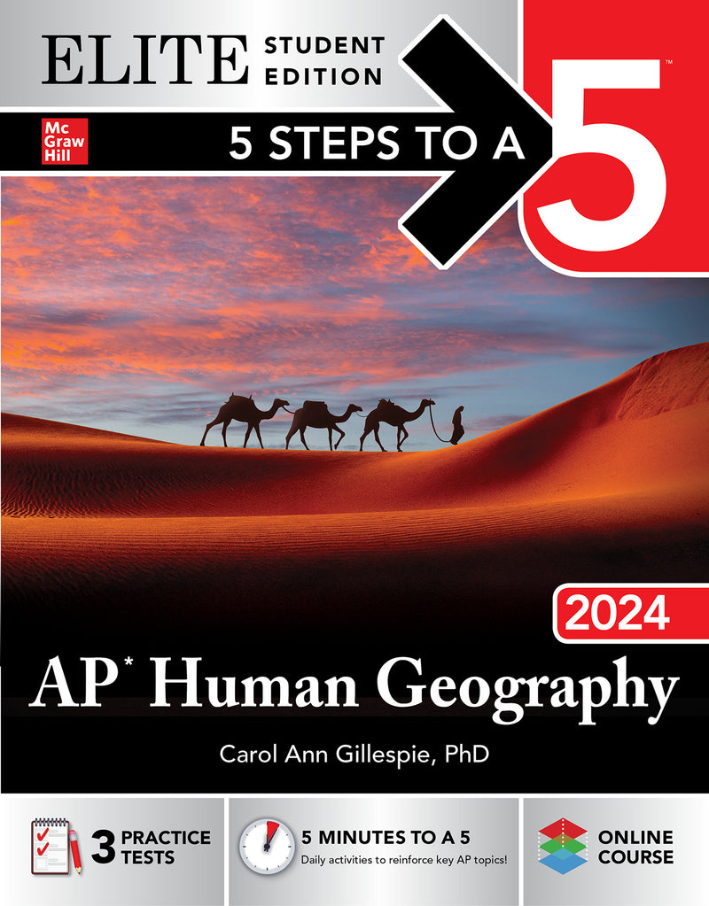 5 Steps To A 5 Ap Human Geography 2024 Elite Student Edition
