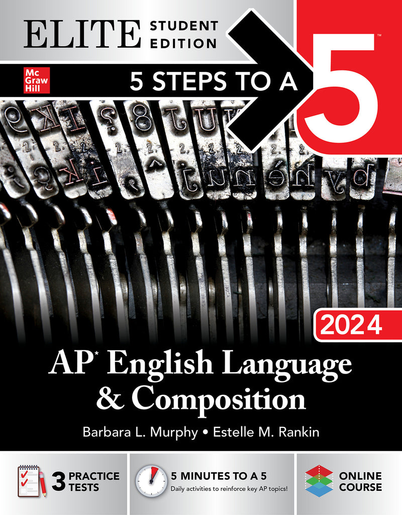 5 Steps To A 5 Ap English Language & Composition 2024 Elite Student Edition