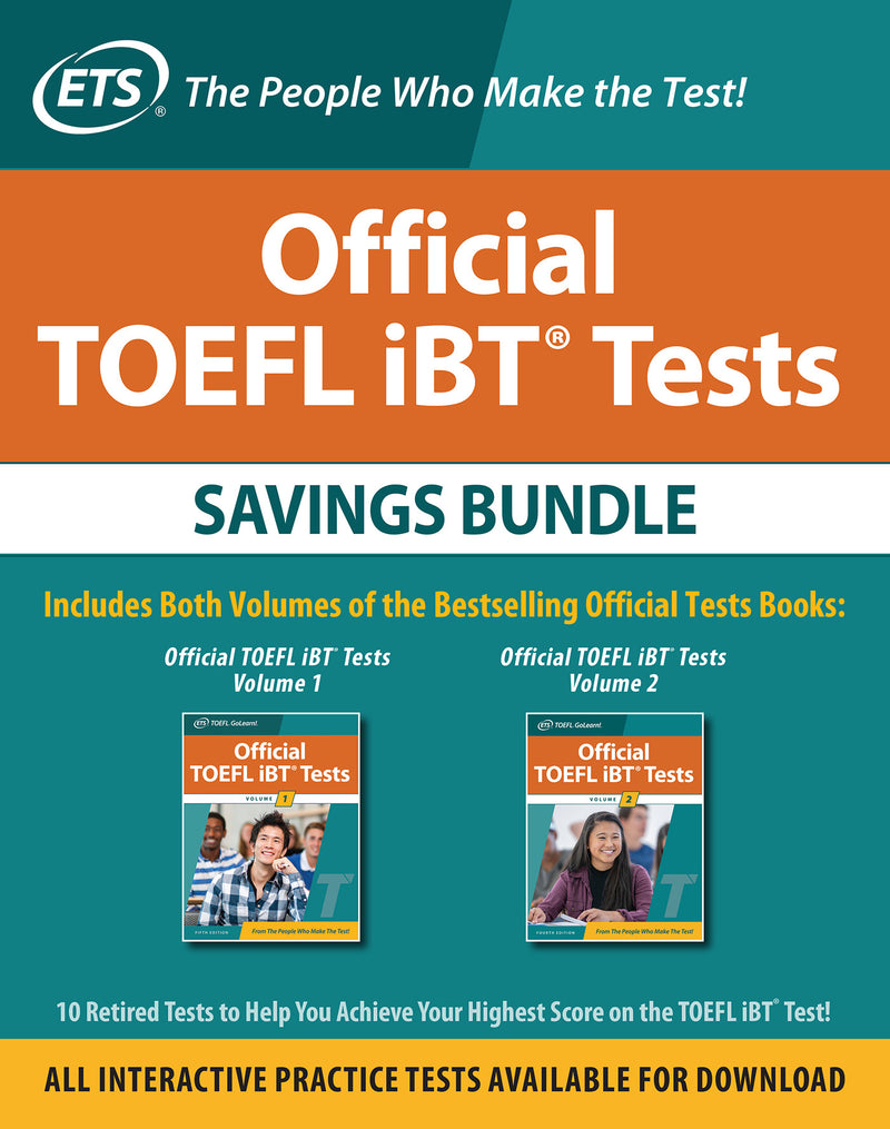 Official Toefl Ibt Tests Savings Bundle Third Edition 3e