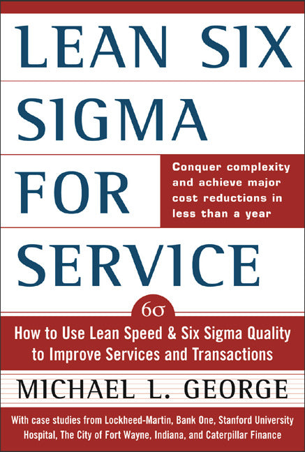 Lean Six Sigma For Service Pb