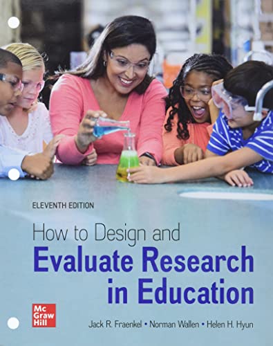 Looseleaf For How To Design & Evaluate Research In Education