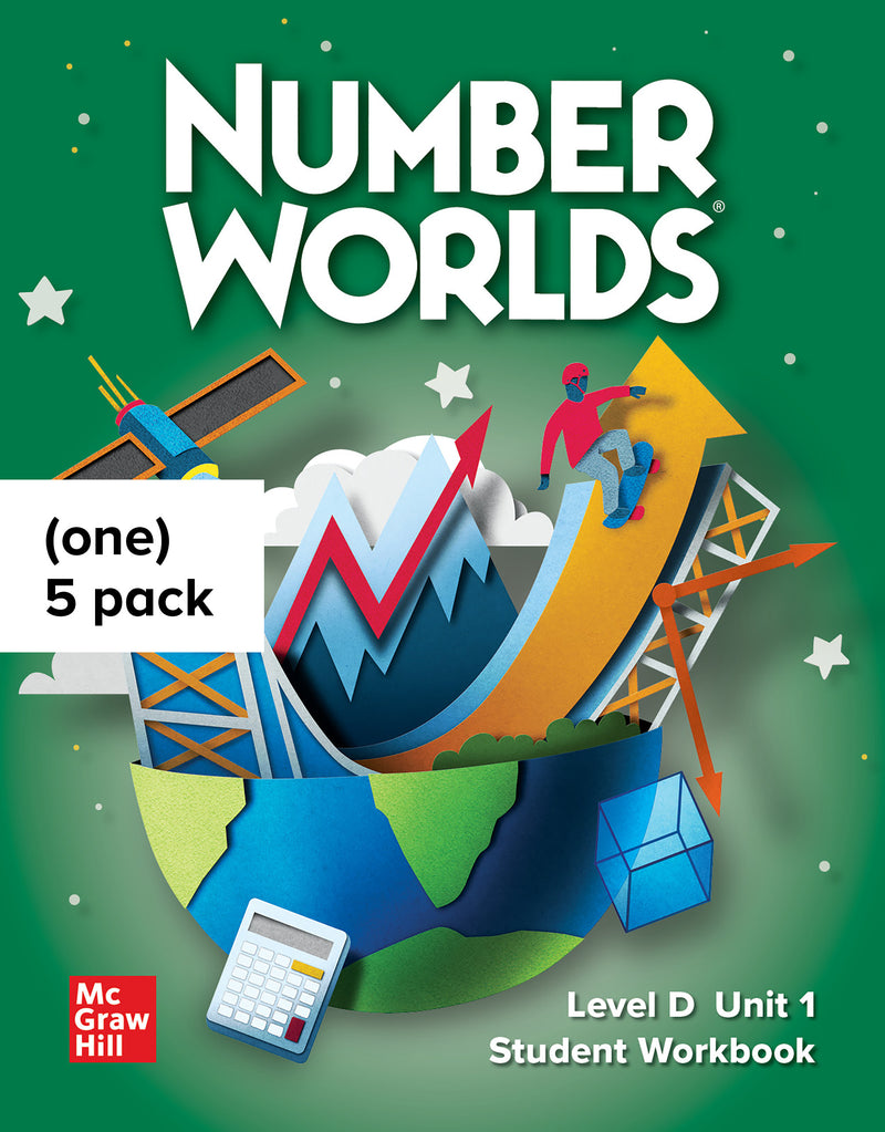 Number Worlds Level D Unit 1 Student Workbook 5 Pack