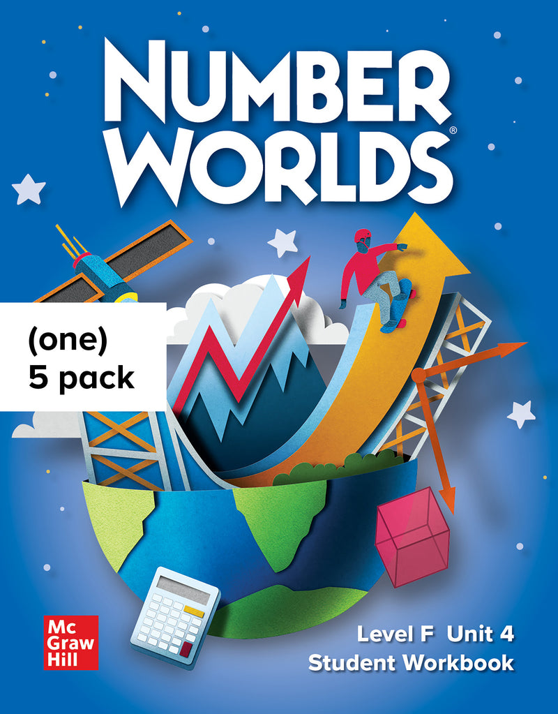 Number Worlds Level F Unit 4 Student Workbook 5 Pack