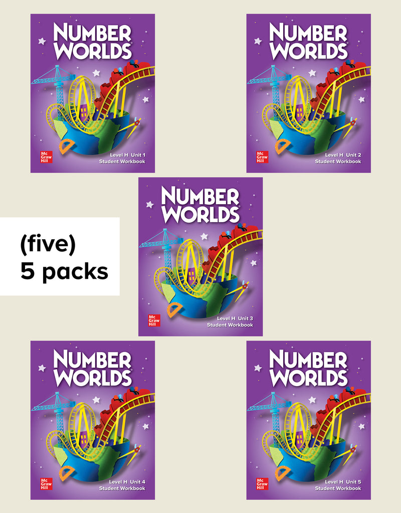 Number Worlds Level H Student Workbook Package 25 Pack 5 Of Each Unit