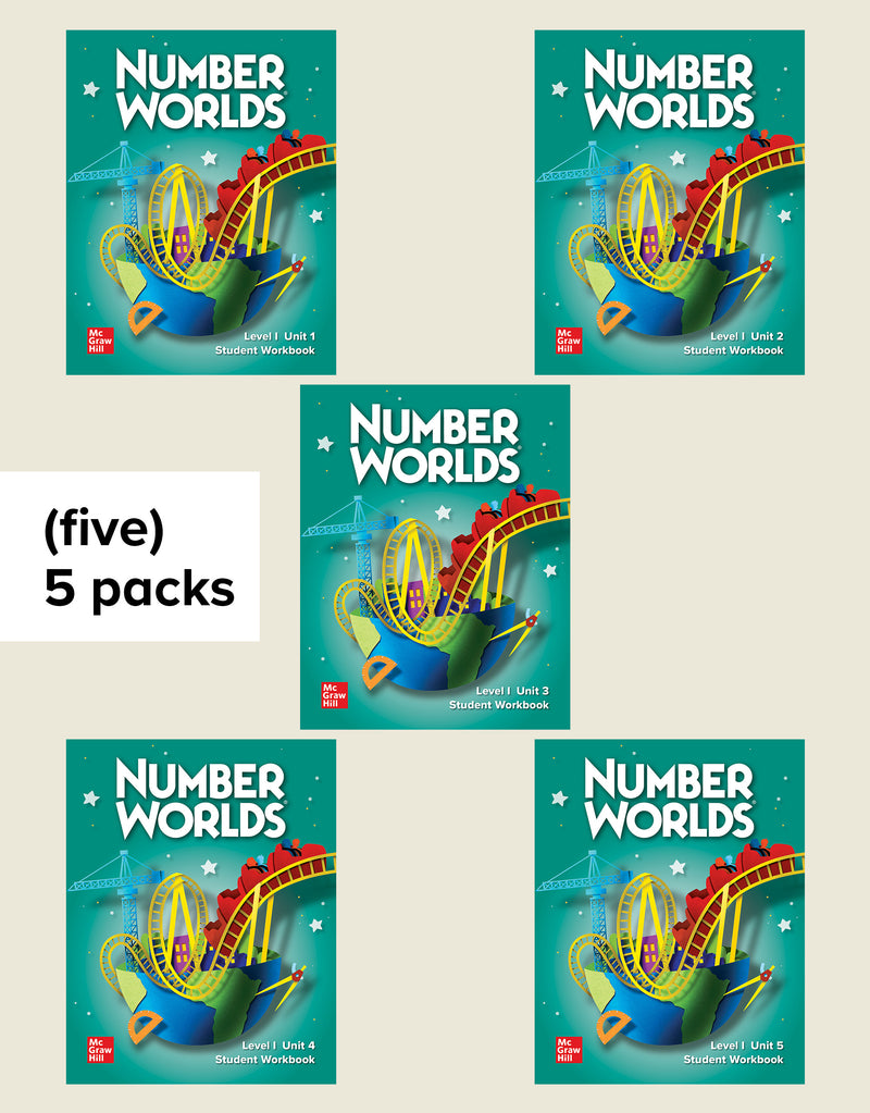 Number Worlds Level I Student Workbook Package 25 Pack 5 Of Each Unit