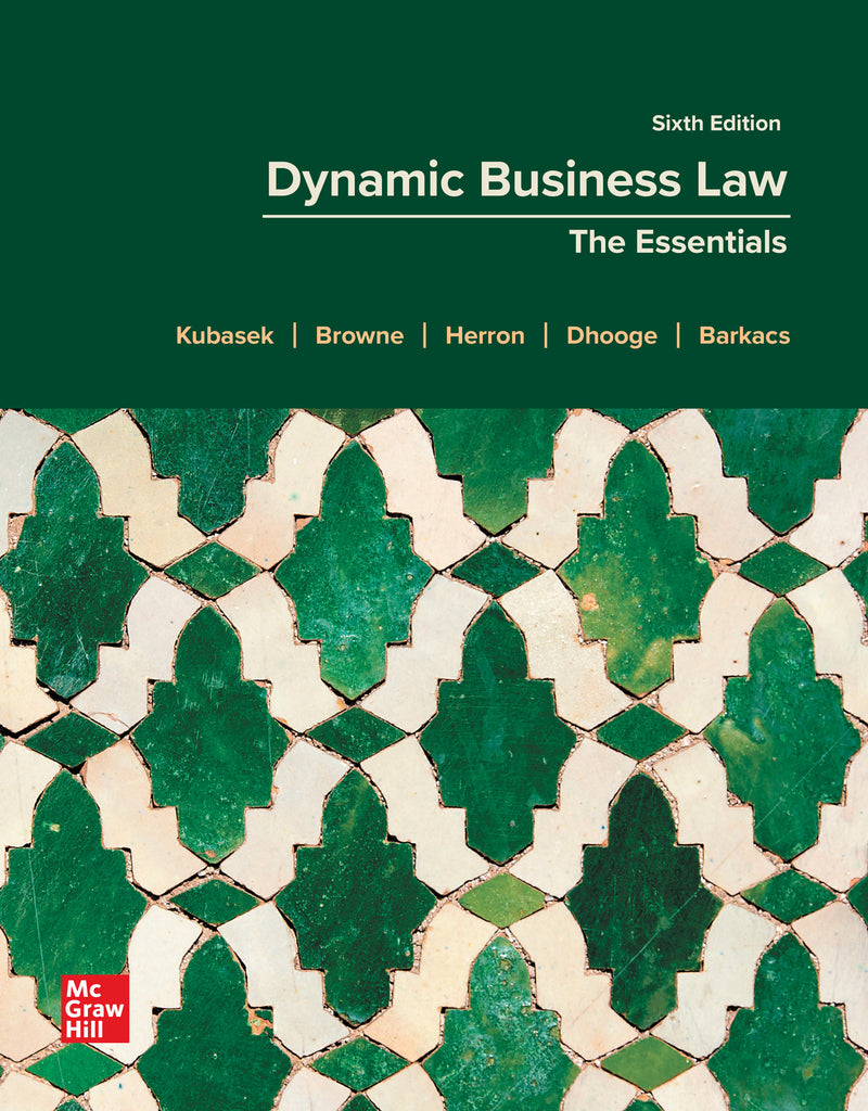 Loose Leaf For Dynamic Business Law The Essentials 6e