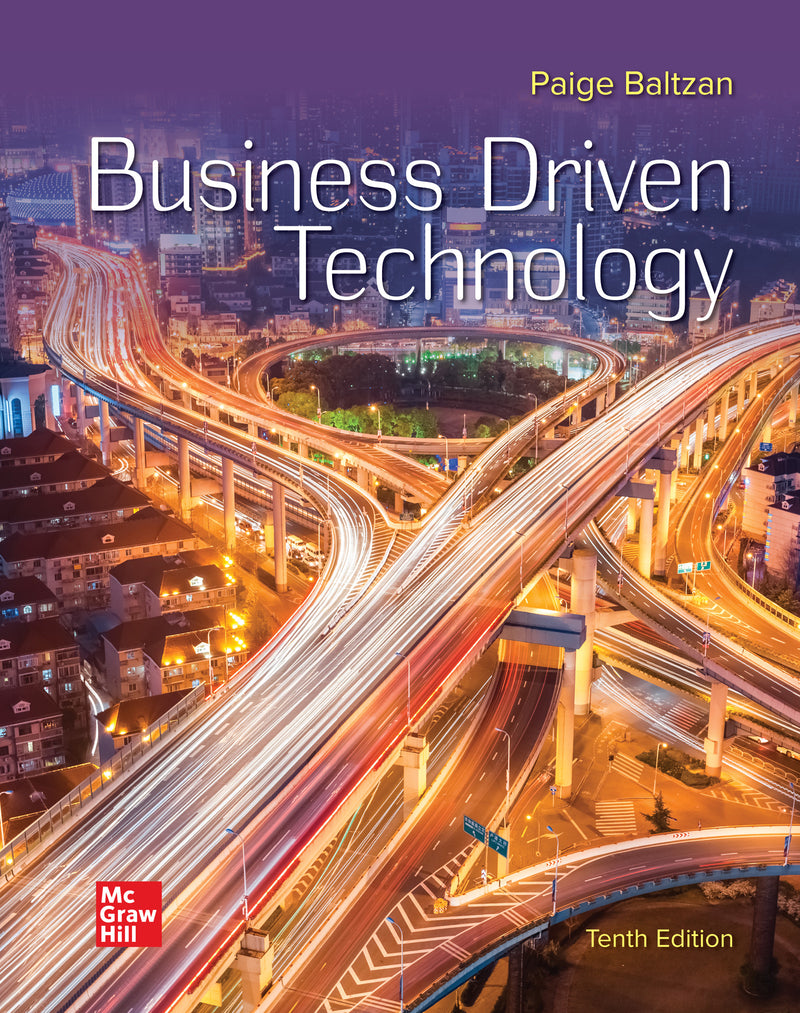 Loose Leaf For Business Driven Technology