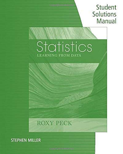 Student Solutions Manual for Peck's Statistics