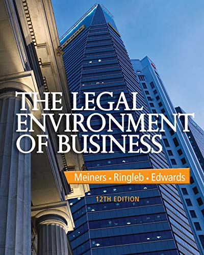 The Legal Environment of Business