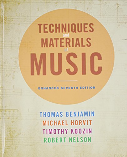 Techniques and Materials of Music