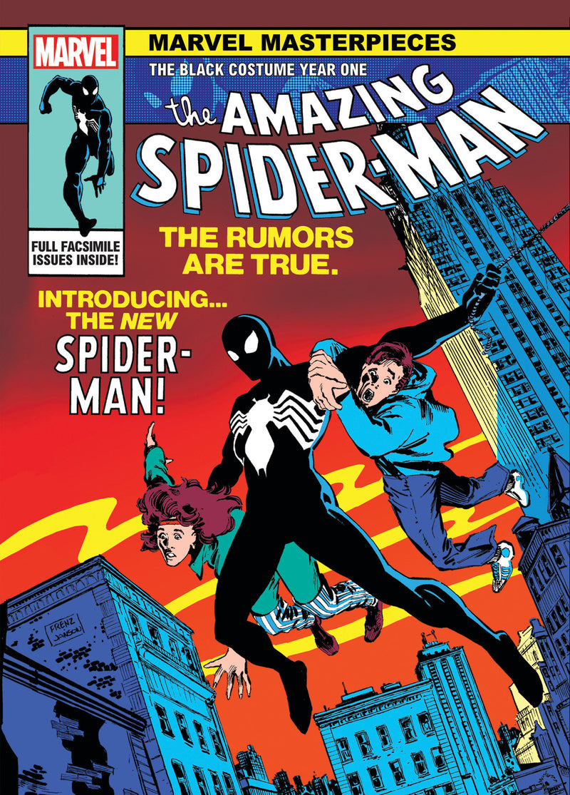 MARVEL MASTERPIECES: AMAZING SPIDER-MAN - THE BLACK COSTUME YEAR ONE GALLERY EDITION RON FRENZ ORIGINAL FIRST ISSUE COVER