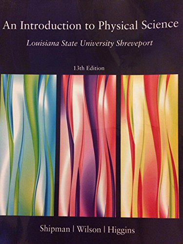 ACP AN INTRODUCTION TO PHYSICAL SCIENCE - PHSC 105