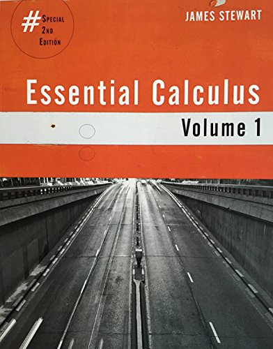 Custom Essential Calculus 2nd Edition, Volume I