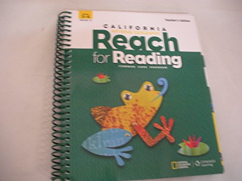 Reach for Reading Common Core Program (Grade K) Units 3-4 California Teacher's Edition [Spiral-bound] Cenage Learning, National Geographic Learning