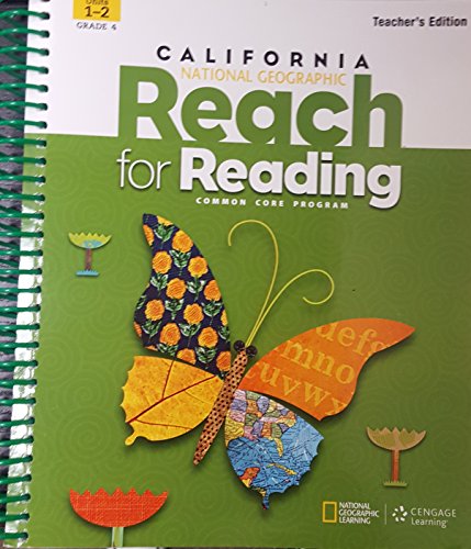 California National Geographic Reach for Reading Common Core Program Grade 4 Teacher's Edition Units 1-2 [Spiral-bound] Nancy Frey; Lada Kratkyy; Nonie K. Lesaux; Sylvia Linan-Thompson and Deborah J. Short, Jennifer D. Turner