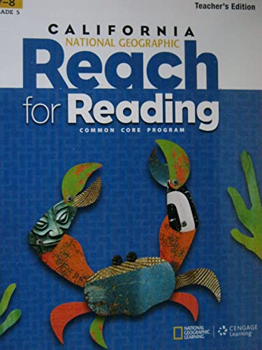 California National Geographic Reach for Reading Common Core Program Grade 5 Teacher's Edition Units 7-8 [Spiral-bound] Nancy Frey