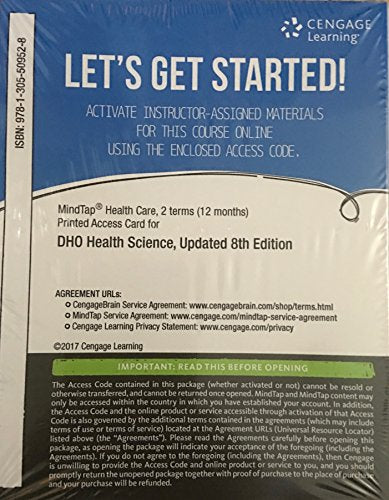 MindTap Basic Health Sciences, 2 terms (12 months) Printed Access Card for Simmers/Simmers-Nartker/ Simmers-Kobelakâ€™s DHO Health Science Updated, Eighth Edition