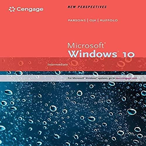 New Perspectives MicrosoftÂ®Windows 10