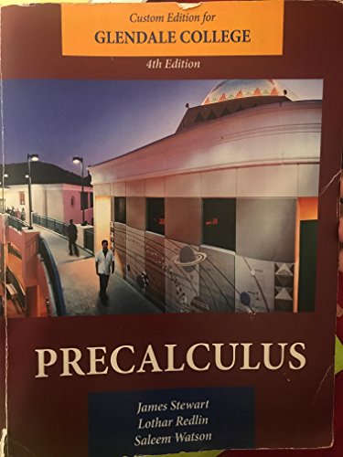 Custom Algebra and Trigonometry Glendale Community College