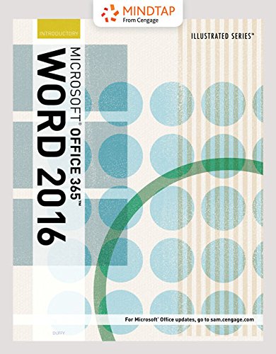 MindTap Computing, 1 term (6 months) Printed Access Card for Duffy/Cramâ€™s Illustrated MicrosoftÂ® Office 365 & Word 2016: Comprehensive