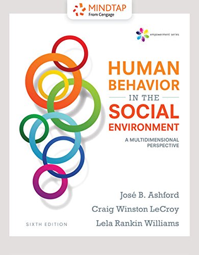 MindTap Social Work, 1 term (6 months) Printed Access Card for Ashford/LeCroy/Williams' Empowerment Series: Human Behavior in the Social Environment, 6th
