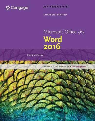 New Perspectives MicrosoftÂ® Office 365 & Word 2016