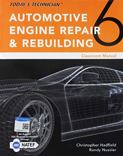 Classroom Manual for Hadfield/Nussler's Todayâ€™s Technician: Automotive Engine Repair & Rebuilding