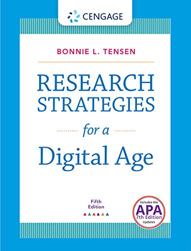 Research Strategies for a Digital Age with 2019 APA Updates