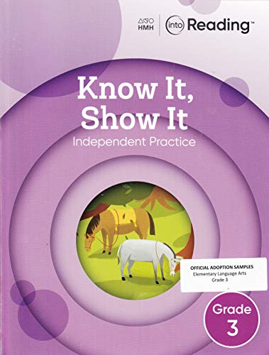 Into Reading Know It Show It VRS1 Grade 3