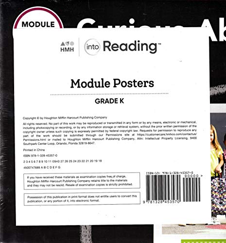 Into Reading Poster Set Grade K