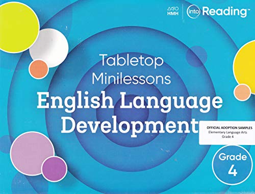Into Reading Tabletop Minilessons English Language Development Grade 4