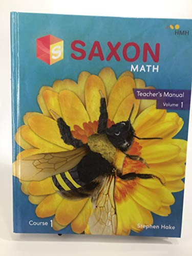 2018 Saxon Math Teacher Manual Volume 1 Course 1