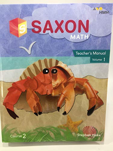 2018 Saxon Math Teacher Manual Volume 1 Course 2