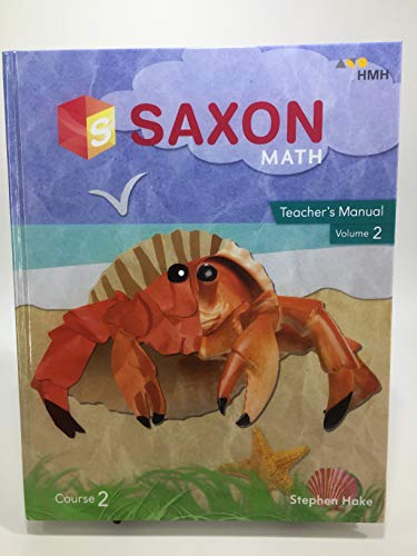 2018 Saxon Math Teacher Manual Volume 2 Course 2