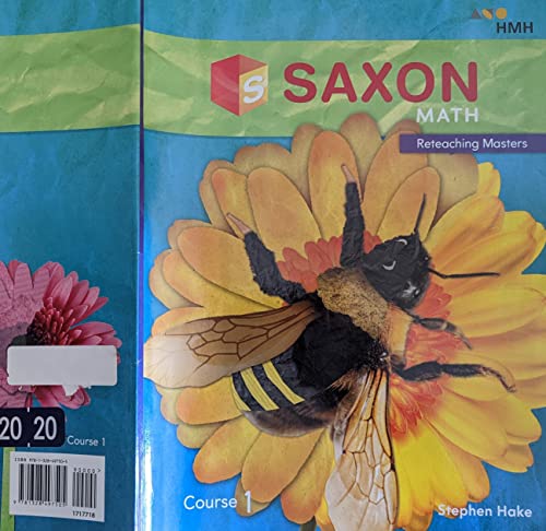 Saxon Math Reteaching Masters Course 1