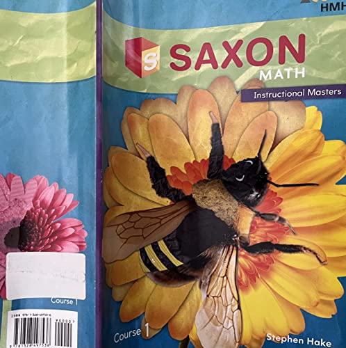 Saxon Math Instructional Masters Course 1