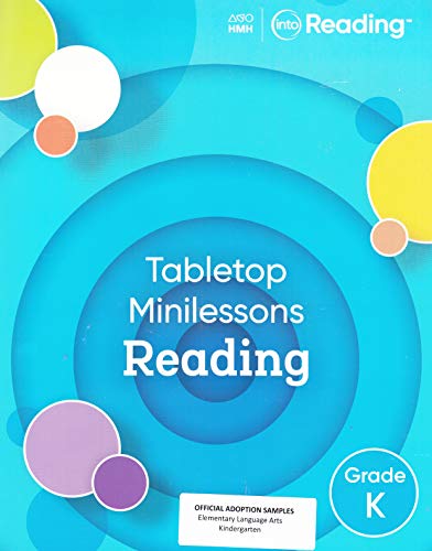 Into Reading Tabletop Minilessons Reading Grade K