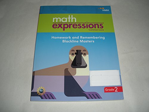 Math Expressions CCSS Homework and Remembering BlackLine Master Grade 2
